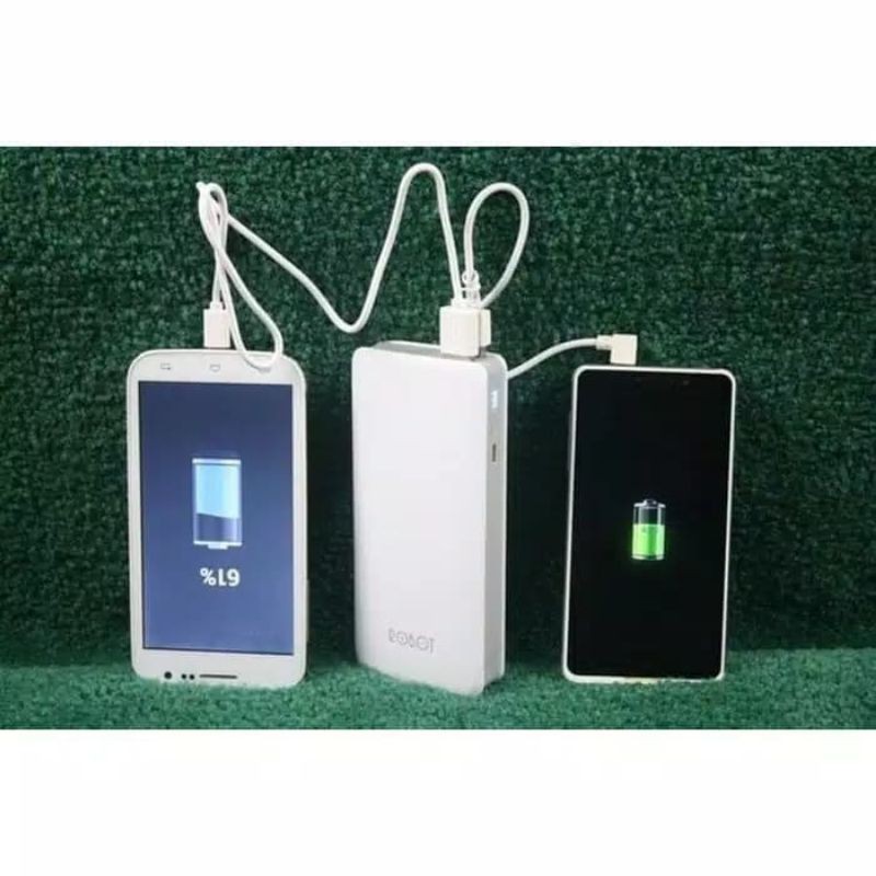 ROBOT POWERBANK RT130-10000MAH RT7500 7000 MAH RT7200 6600mah DUEL OUEPUT ORIGINAL