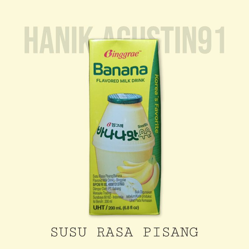 

Binggrae Susu Korea | Binggrae Milk | Korea Milk ORIGINAL | Banyak Rasa, Susu Pisang dll