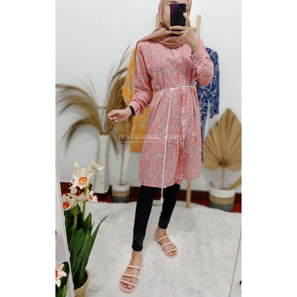 SHERLY TUNIK/ TUNIK BUNGA / FLOWER TUNIC PUSATGROSIR_SOLO