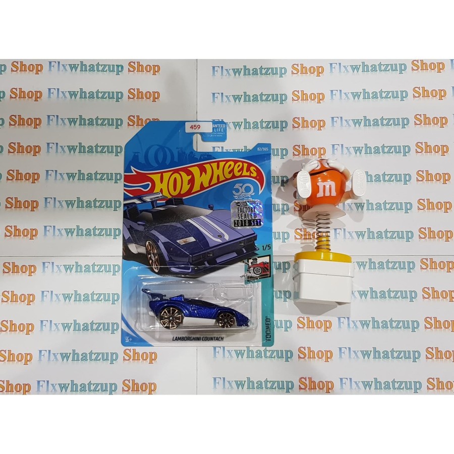 Hot Wheels Lamborghini Countach (TOONED) - BLUE FACTORY SEALED