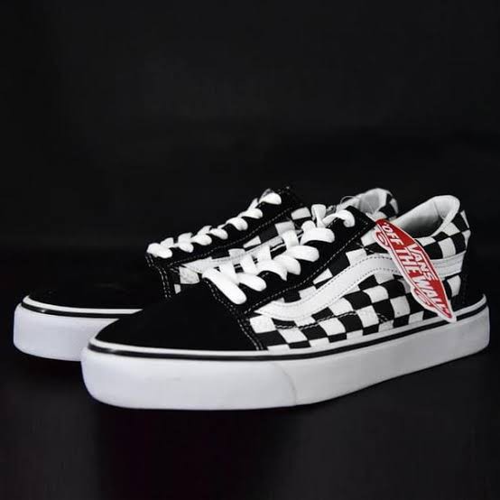 PREMIUM Sepatu Vans Old Skool207 OG Catur Checker Board Grade Ori MONO