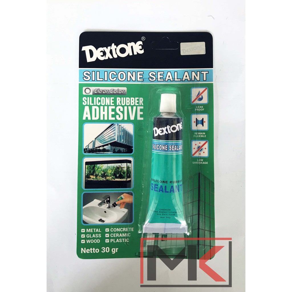 

Lem Silicone Sealant Dextone 30 gr / Lem Kaca Odol