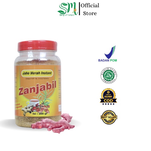 

Jahe Merah Instan Zanjabil toples 200gram