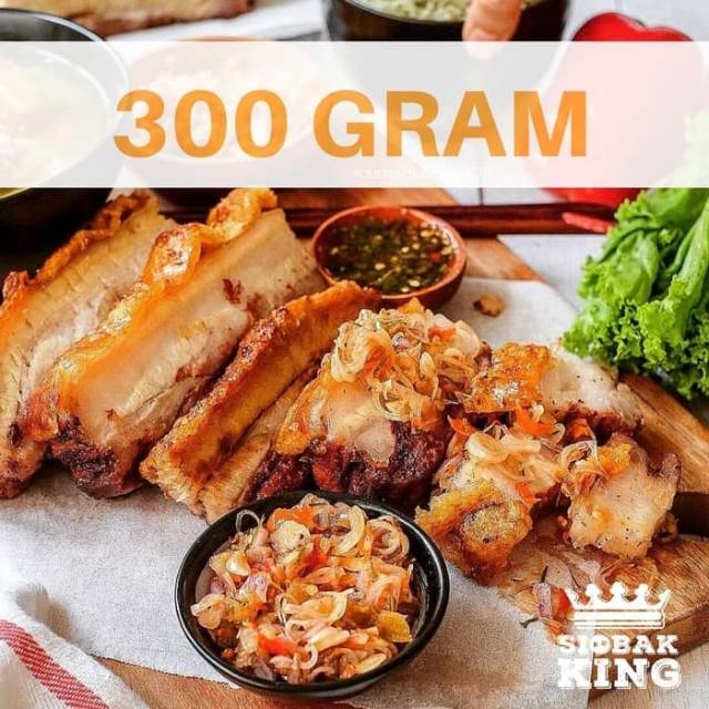 

Siobak King Siobak Babi Panggang 300 Gram