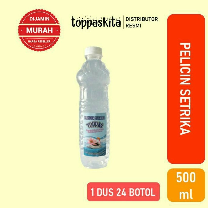 Toppas Pelicin Setrika 500ml / Pengharum Pewangi Pakaian Termurah