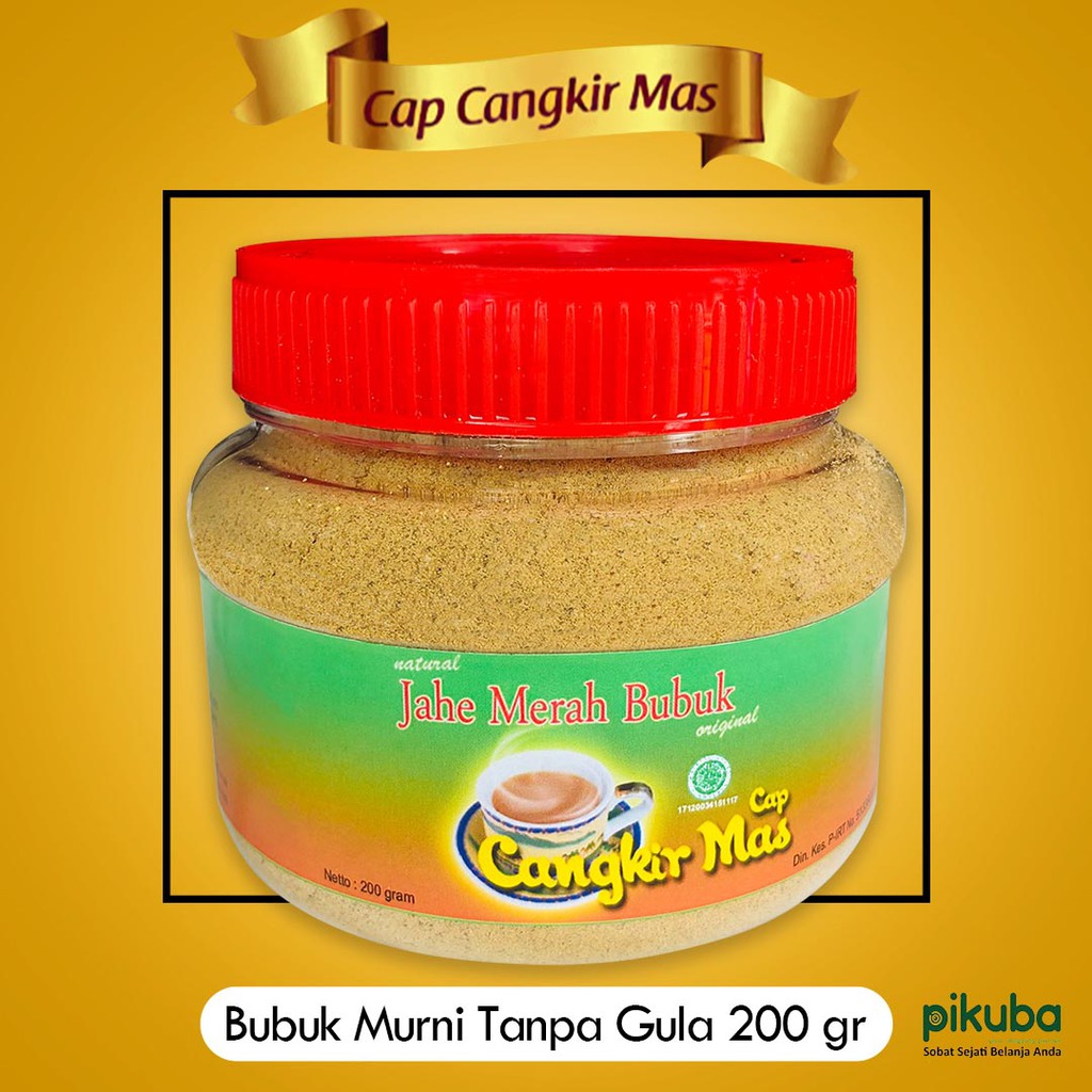 

DELAbeauty - Cangkir Mas Jahe Merah Bubuk Murni 100% Tanpa Gula Tanpa Pengawet Tanpa Pemanis Buatan