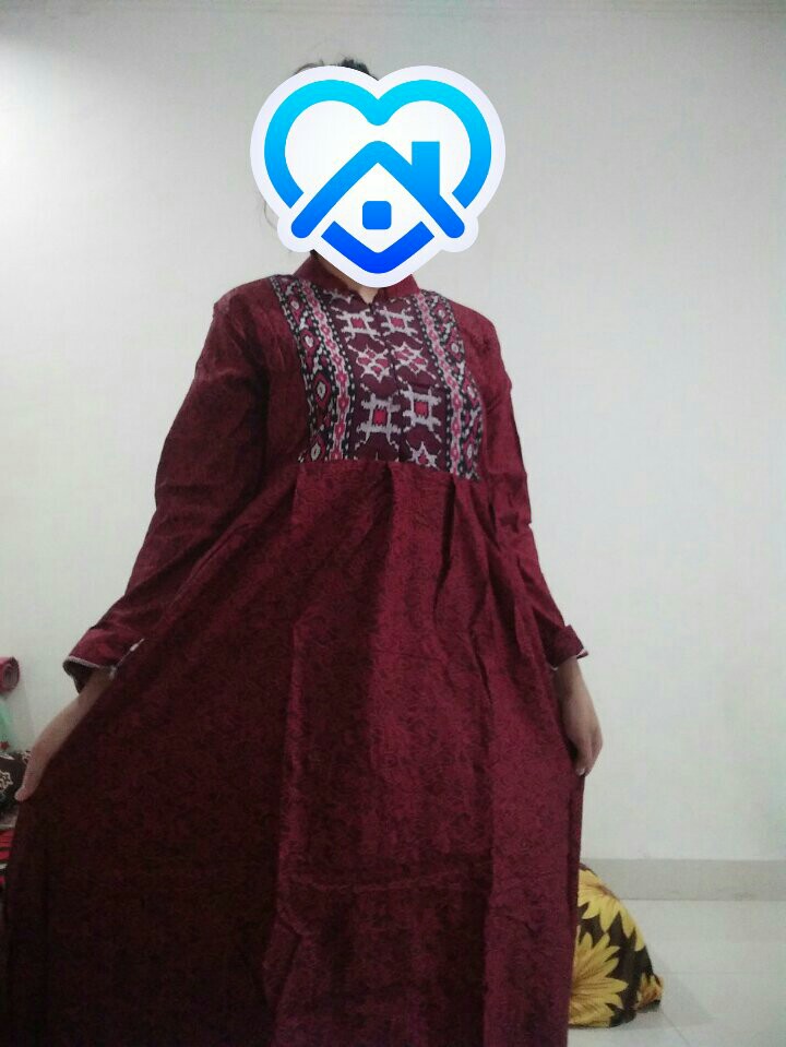 [new Arival] Wou Batik Couple Renata Gamis Family-modern Batik Couple Sarimbit Brokat Family-kg107