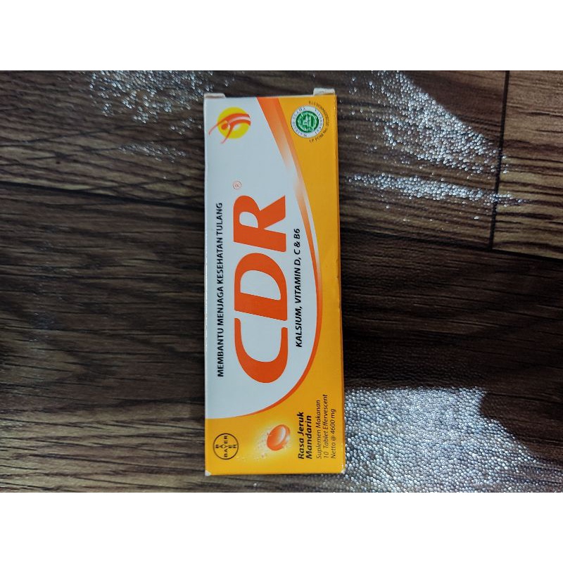 CDR kalsium vitamin D C B6 10 tablet