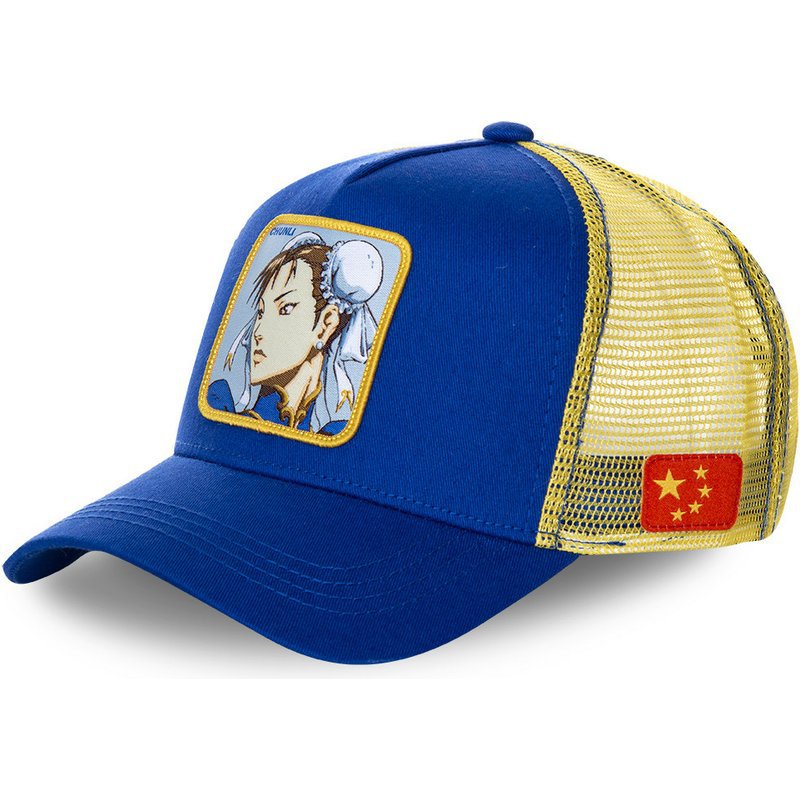 Topi Baseball Desain Anime Street Fighter Bahan Katun Mesh Gaya Hip Hop Untuk Pria Dan Wanita