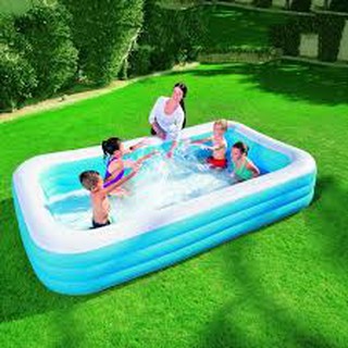 kolam renang anak jumbo (305 cm ) - kotak polos 54009