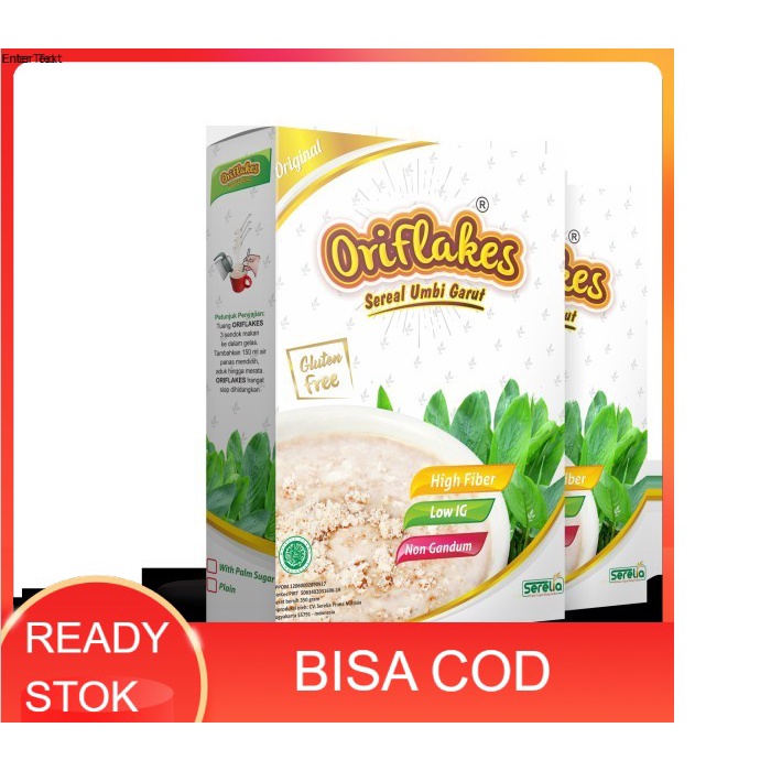 

ORIFLAKES ORIGINAL 900 GRAM |SEREAL UMBI GARUT | SOLUSI ASAM LAMBUNG