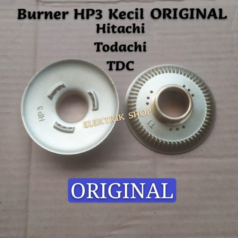 BURNER KUNINGAN HP3 KECIL ORIGINAL HITACHI TODACHI TDC 7CM