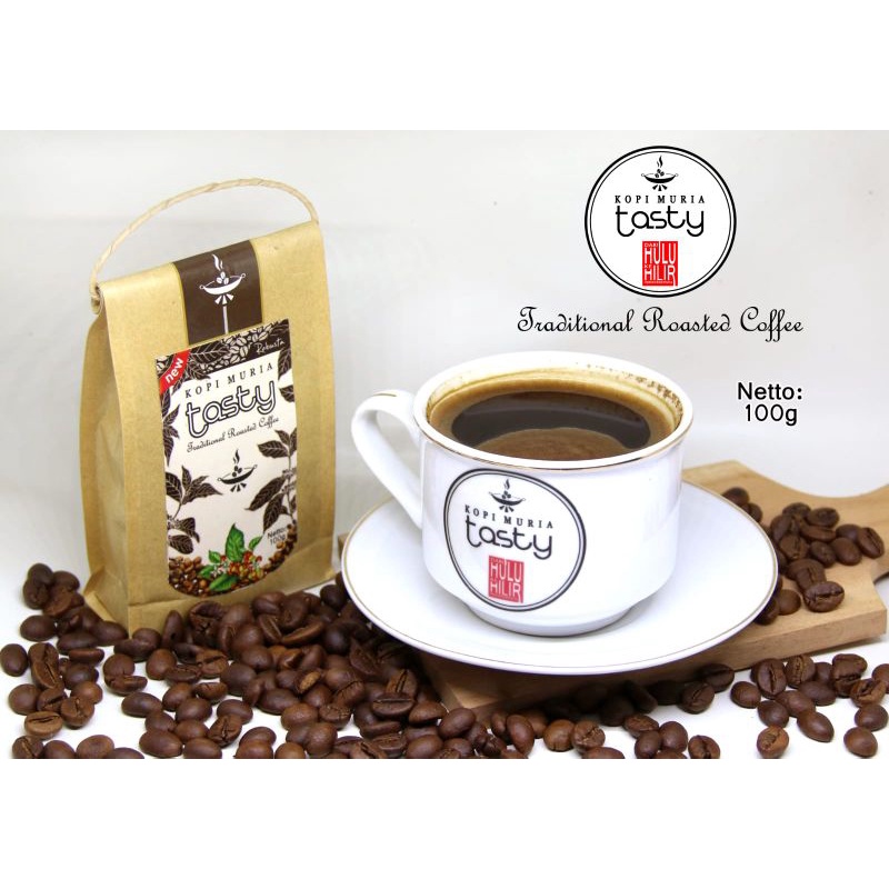 

Kopi Muria TASTYCO Traditional Robusta bubuk 100gr