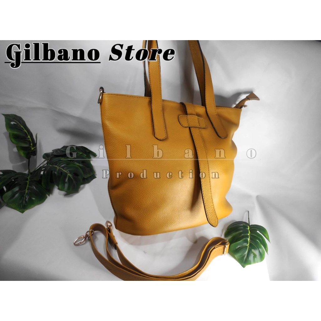 [SIZE M] TAS TOTE BAG TAS KULIT GARUT WANITA PAPIRUT 100% KULIT SAPI ASLI GARUT