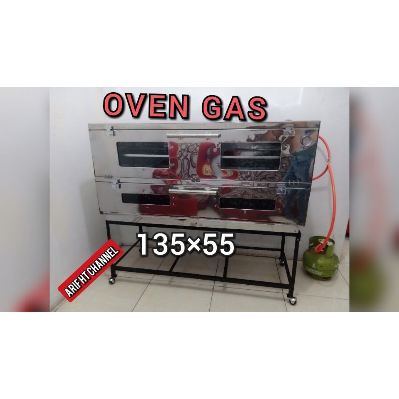 OVEN GAS UKURAN 135×55 stainless super tebal ...