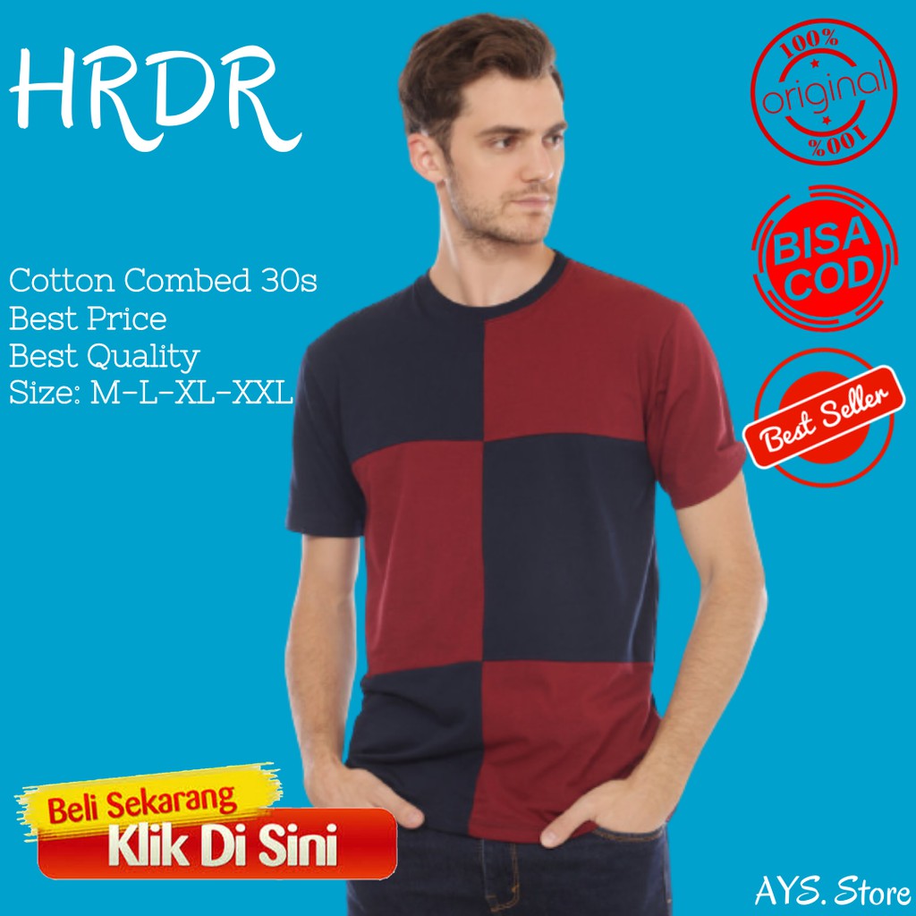 Kaos Distro Pria Premium Termurah Hrdr 03.1020 Chessboard