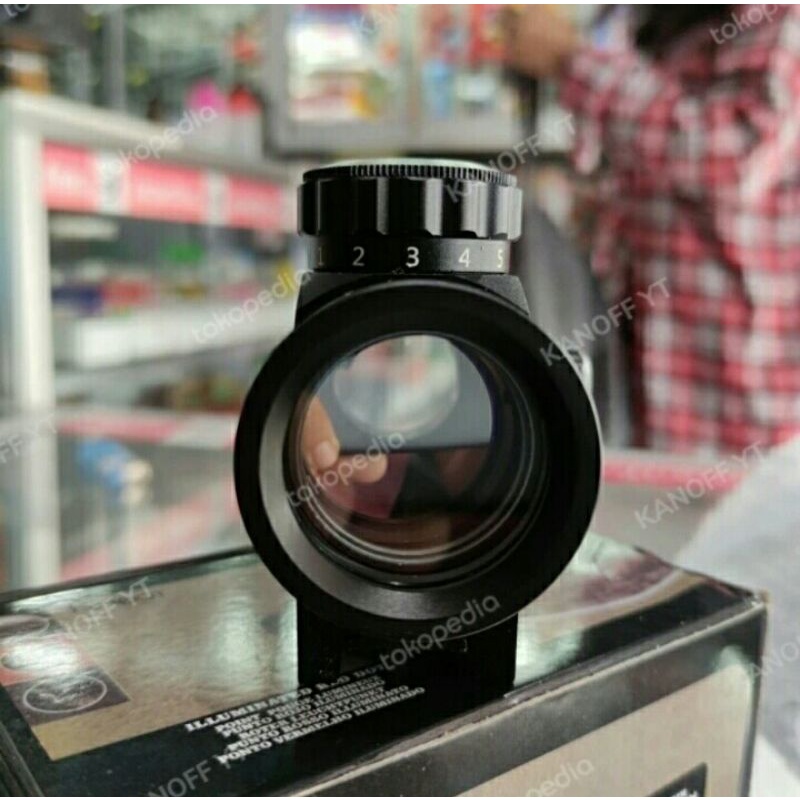 Terbaru Telleskop Red Dot Sight 1X40rd Bushnell//GSR//BSA//Lase Senapan//Universal 22mm Dan 11mm