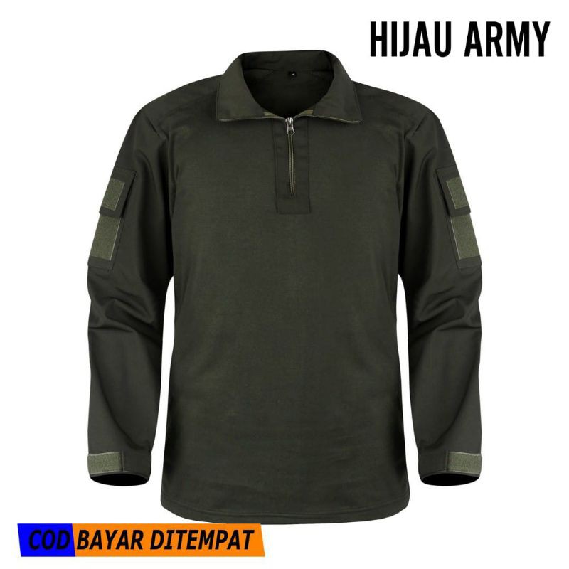 Koas bdu tactical kaos army kaos pria lengan panjang