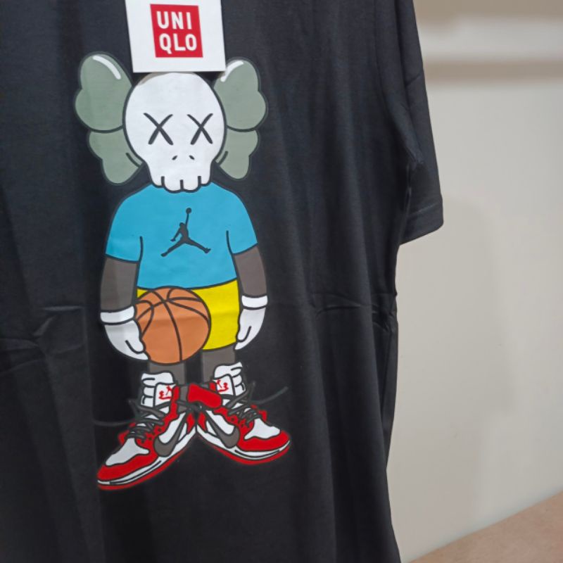 Kaos Uniqlo Pria T Shirt Baju Premium Logo Onepiace Print With Tag-7