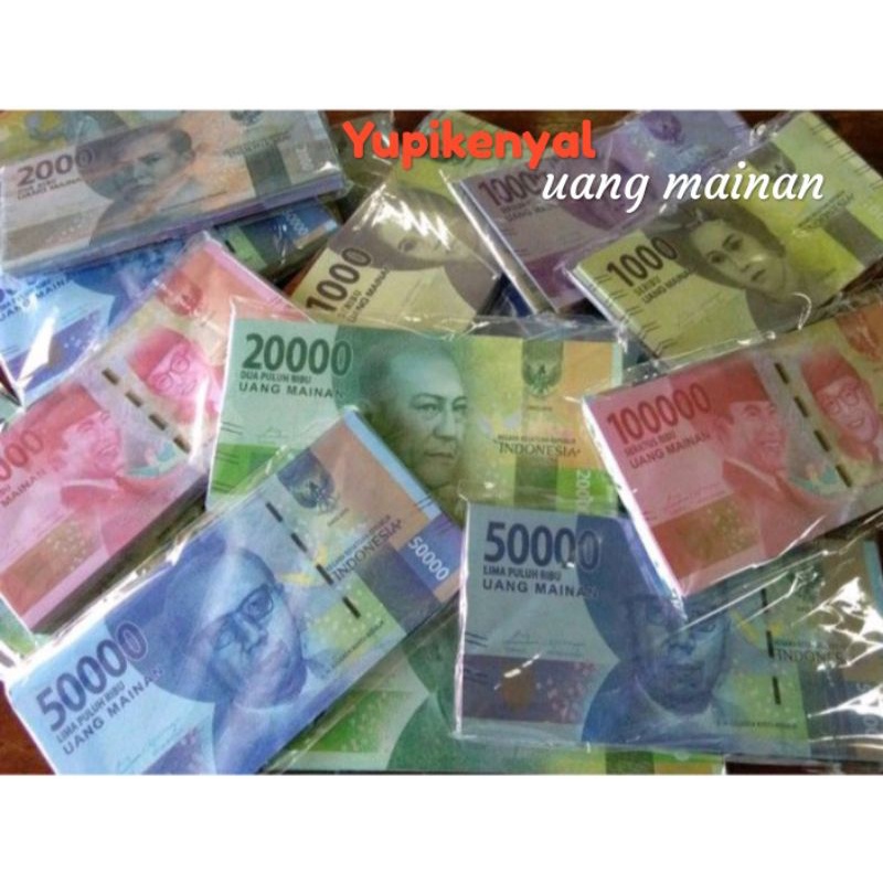 MAINAN UANG UANGAN/DUIT DUITAN KERTAS