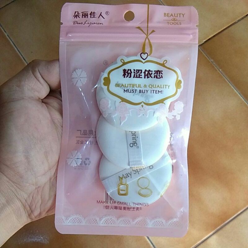 SPON BEDAK BB AIR CUSHION PUFF 3pcs