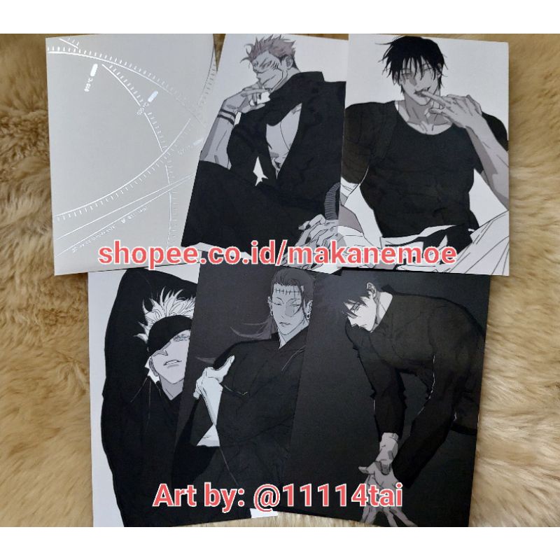 [BOOKED] THERMAL HEAT SENSITIVE MAGIC PANAS POSTCARD JUJUTSU KAISEN JJK