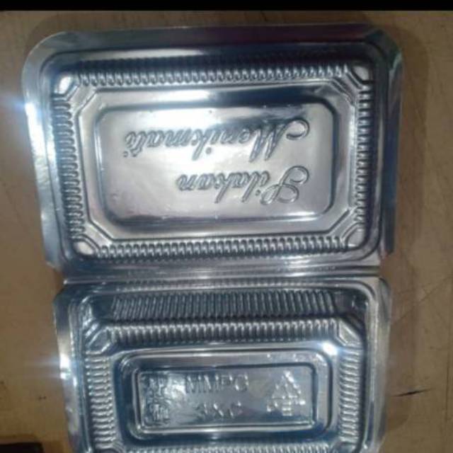 Mika makanan bening food grade mika bos tempat makanan uk.3x isi 100pcs