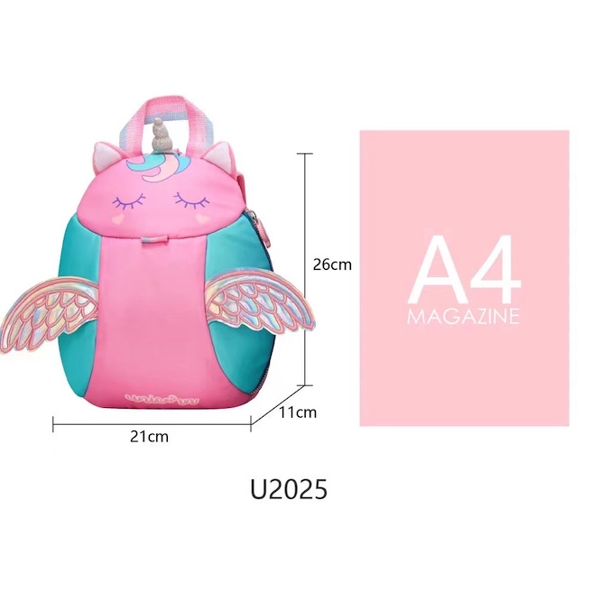 VEST TAS RANSEL ANAK PAUD DINO/UNICORN U2025