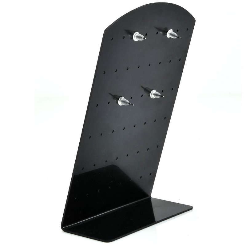 Rak Display Penyimpanan Perhiasan Anting Stud Gelang 48 / 72 Lubang Bahan Plastik
