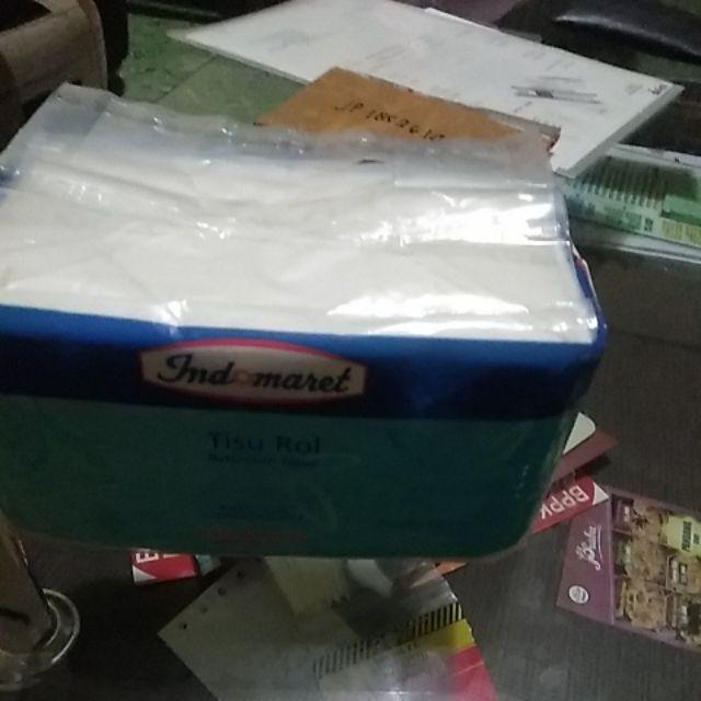 6 Pack Indomaret Correless Embossed Bathroom Tissue 4 Pcs/pack / Tissue Toilet Tanpa Core