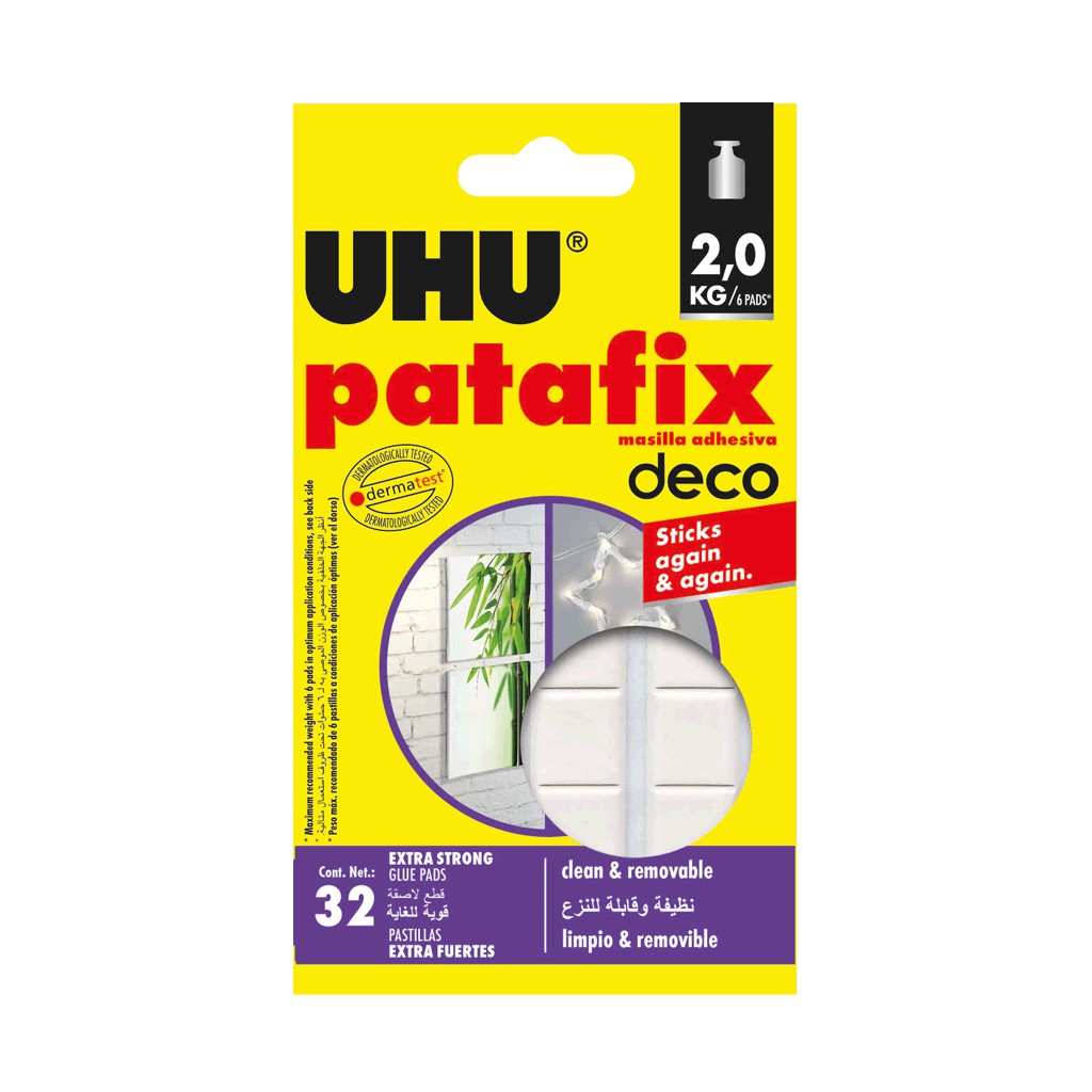 Homedeco Uhu Patafix Homedeco Pad Pelekat Dinding Shopee Indonesia