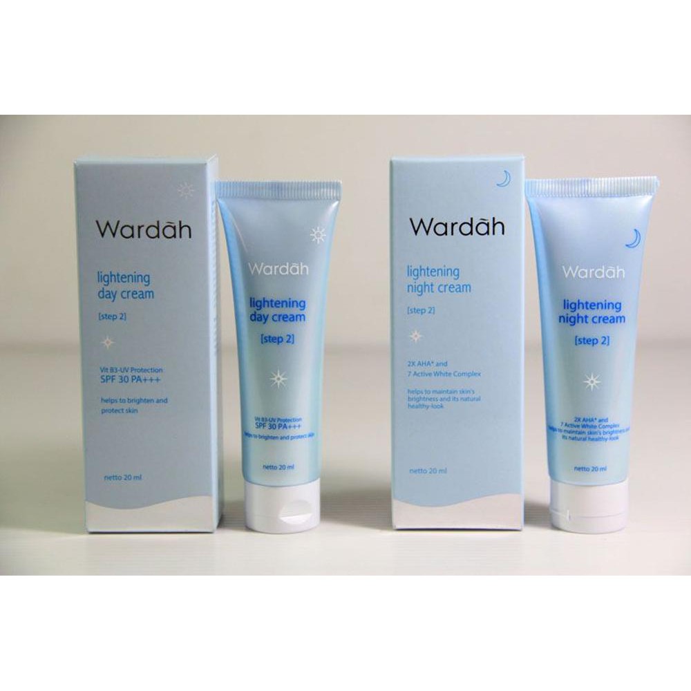 Harga Wardah Lightening Day Cream Dan Night Cream Step 1  