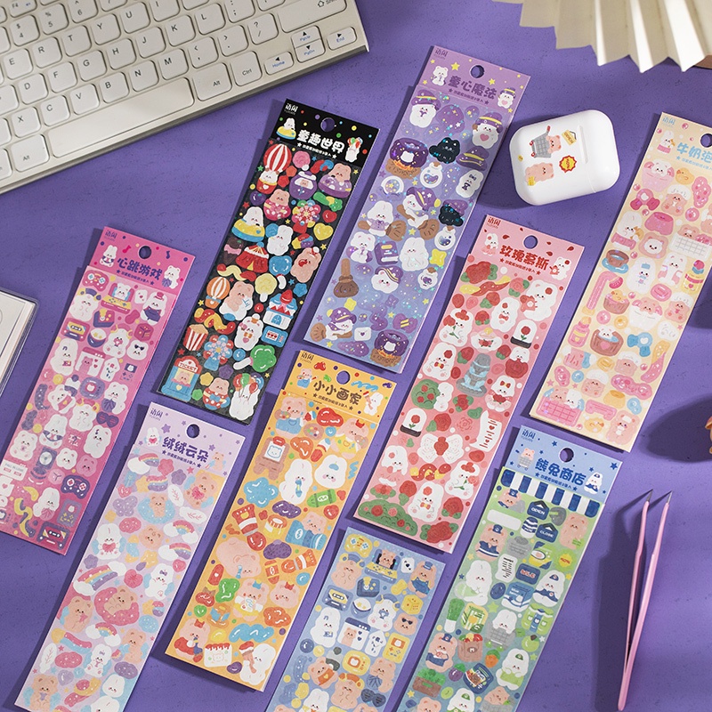 

[DZ] ST544 - 2 Lembar Stiker Karakter / Sticker Motif DIY Dekorasi