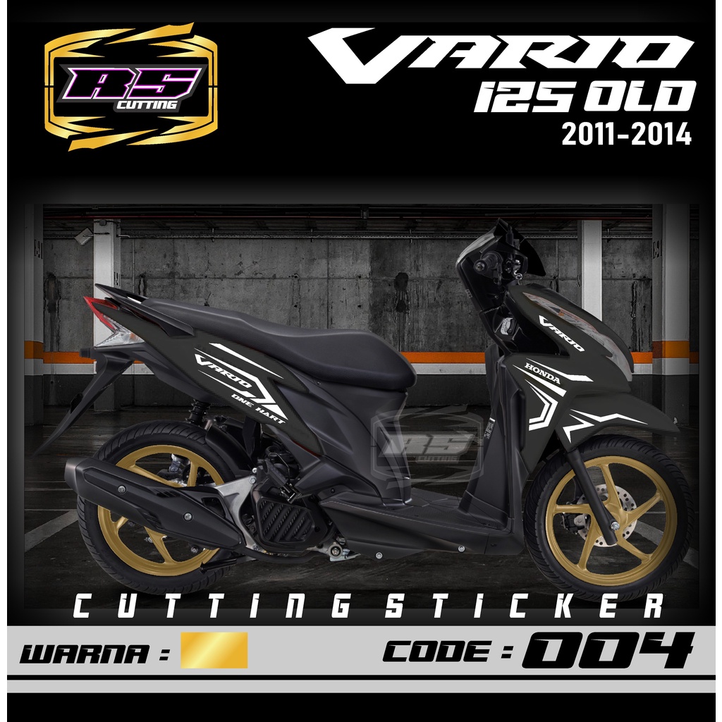 Neo Cutting Sticker Vario 125 OLD/LAMA - Aksesoris Motor Stiker Honda Vario 125 Skotlet Sticker
