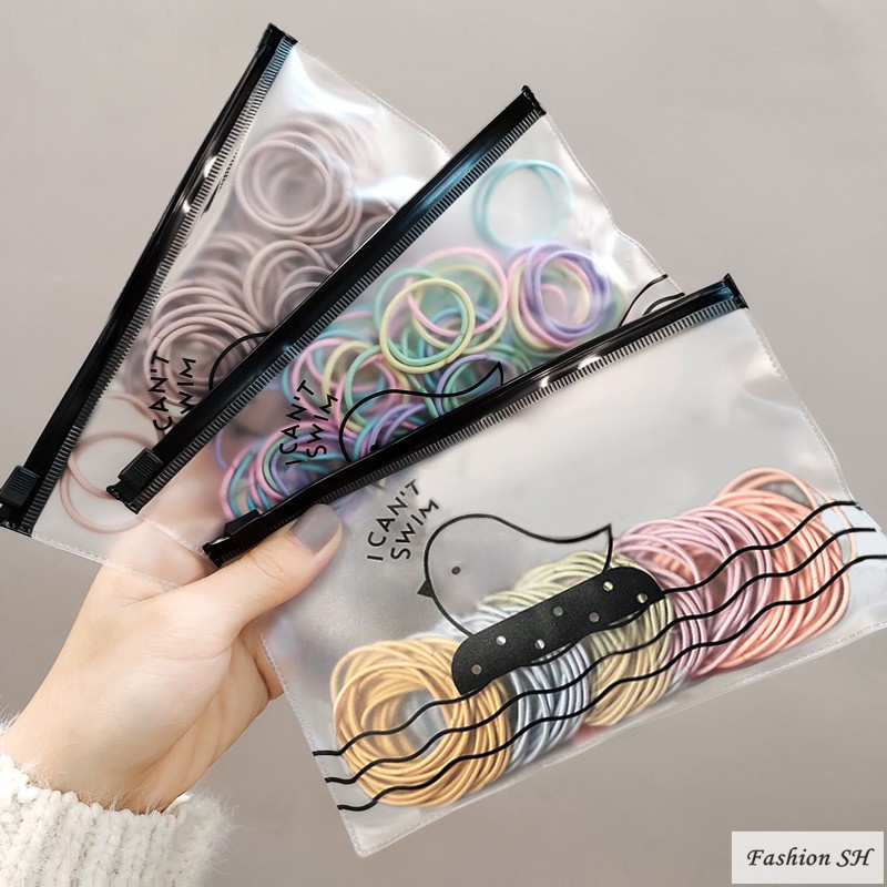 POUCH PENYIMPANAN SERBAGUNA/ POUCH MULTIFUNGSI TRANSPARAN PER PCS