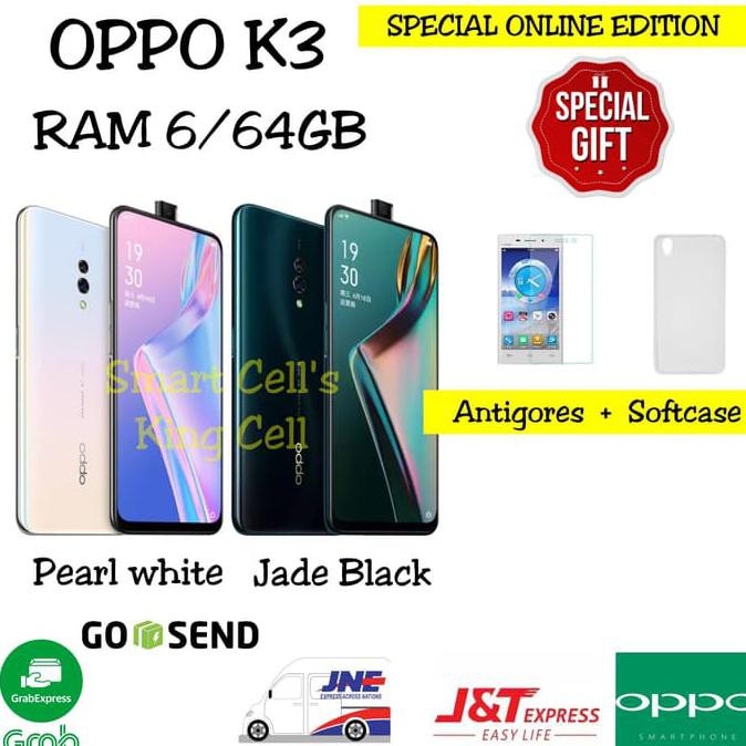 TERMURAH OPPO K3 RAM 6/64GB SPECIAL ONLINE EDITION GARANSI RESMI OPPO 1 TAHUN - Putih READY STOCK