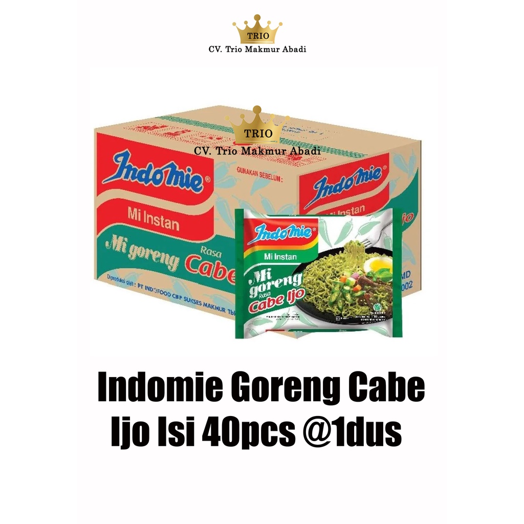 Jual Indomie Goreng Cabe Ijo 1 Dus Shopee Indonesia