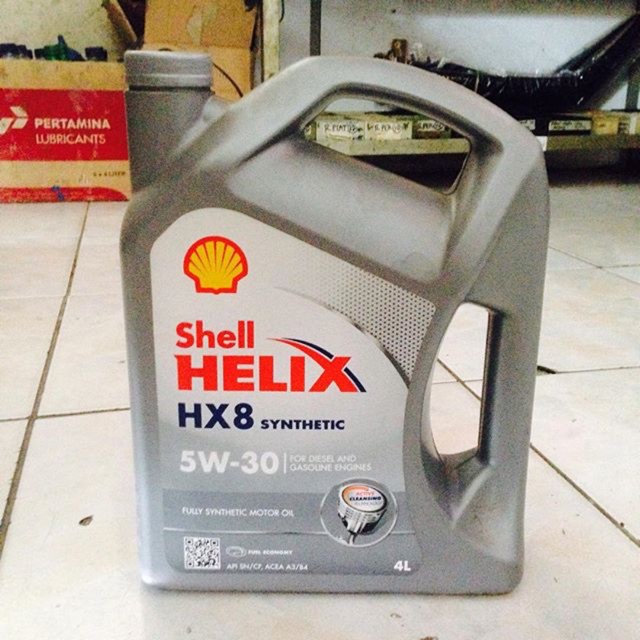 Oli Mesin Shell Helix HX8 5w-30 4liter