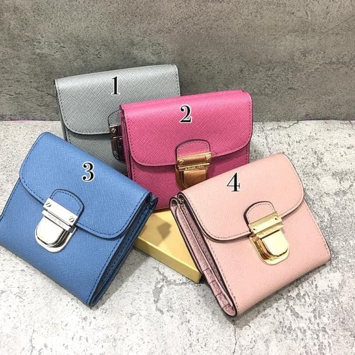 Jual Dijual r Michael Kors Bridgette Flap Mini Wallet Berkualitas | Shopee  Indonesia