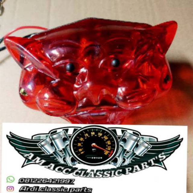 Stoplamp CB import model kucing stoplamp kucing