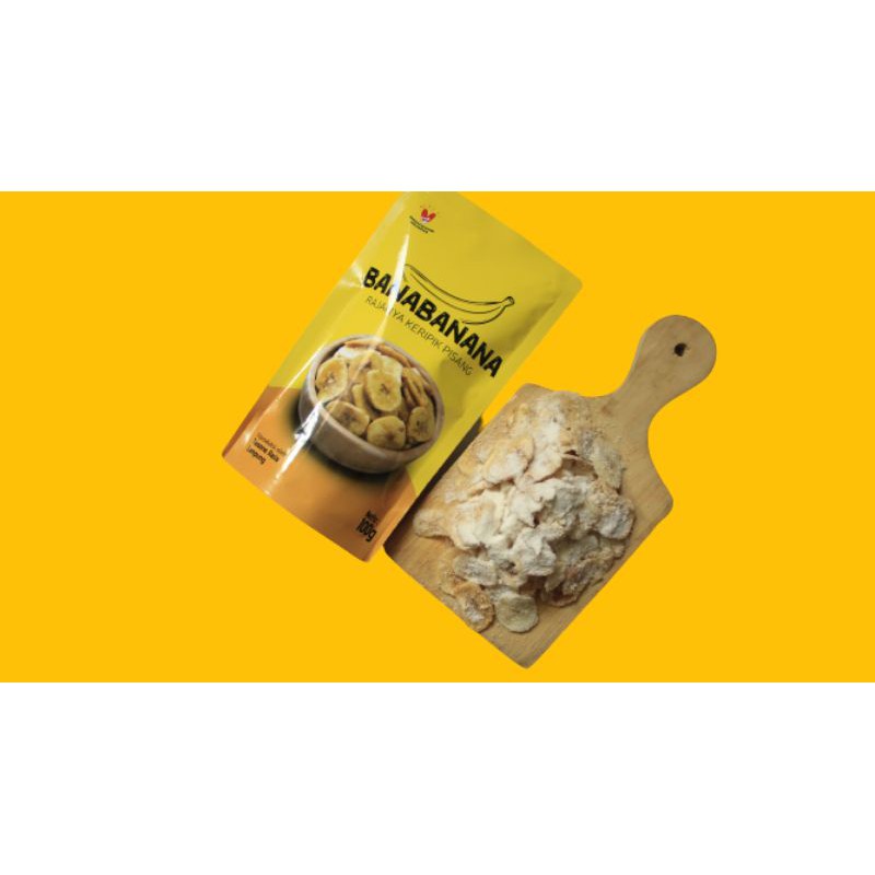 

keripik pisang khas lampung BanaBanana Creamy milk 100 gram