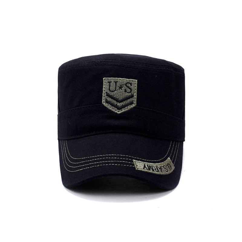 MODEL TERBARU''Topi Komando Hitam US Topi Tentara Laki Laki Dewasa Topi Comando Pria Outdoor model k