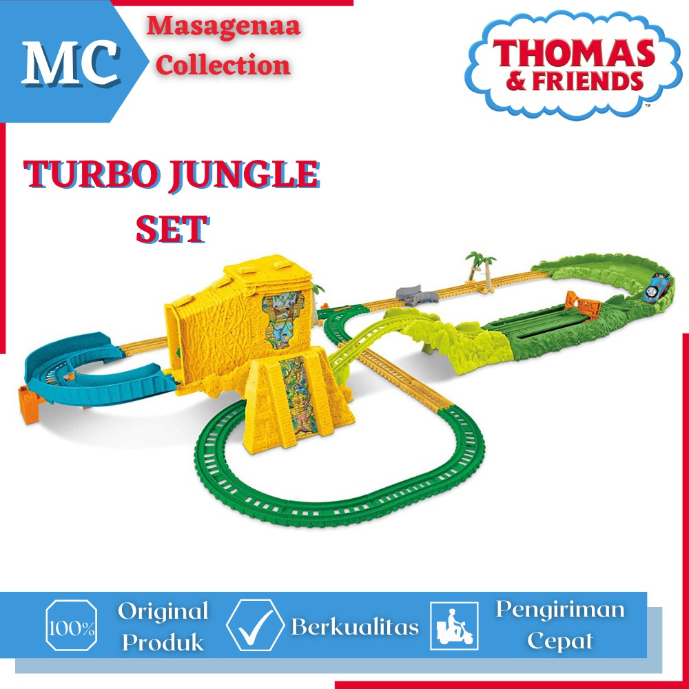 Lintasan Trek Rel Kereta Kreta Api Mainan Anak Thomas And Friends Friend Track Set Trackmaster Turbo