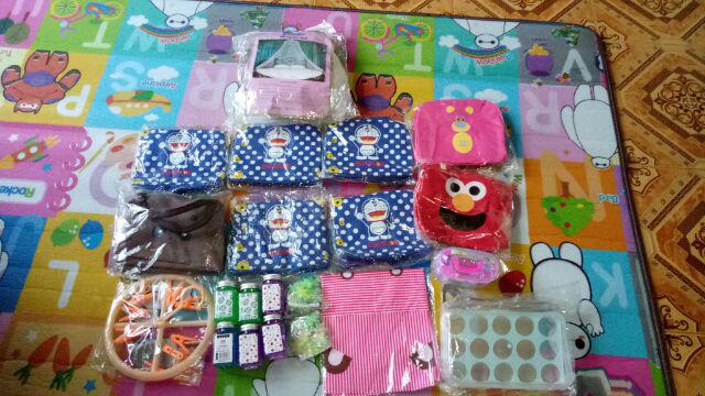 Tas Bekal Lunch Cooler Bag Box Salur Makanan Aluminium Kotak Makan Ransel Anak