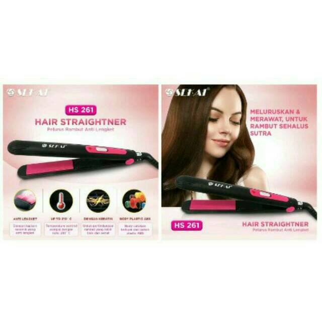 Catokan Rambut  Sekai type HS 261 - Hair Straightner sekai HS 261 - Penglurus Rambut