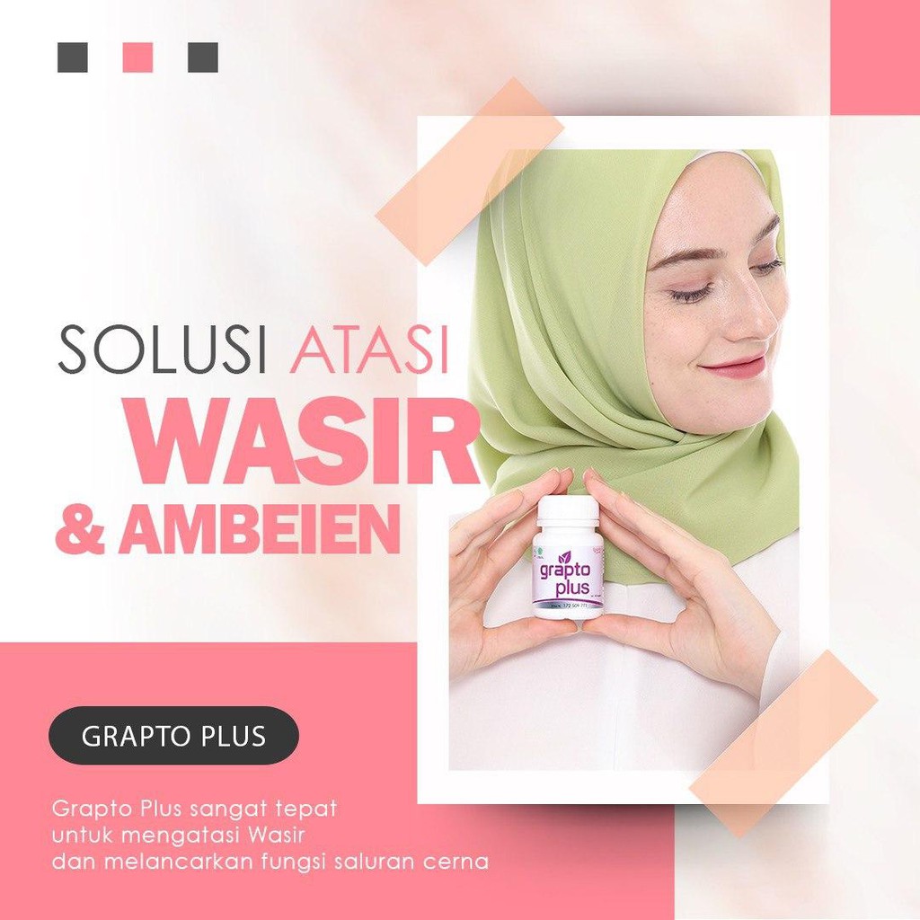 OBAT USIR WASIR DAN PENCERNAAN GRAPTO PLUS