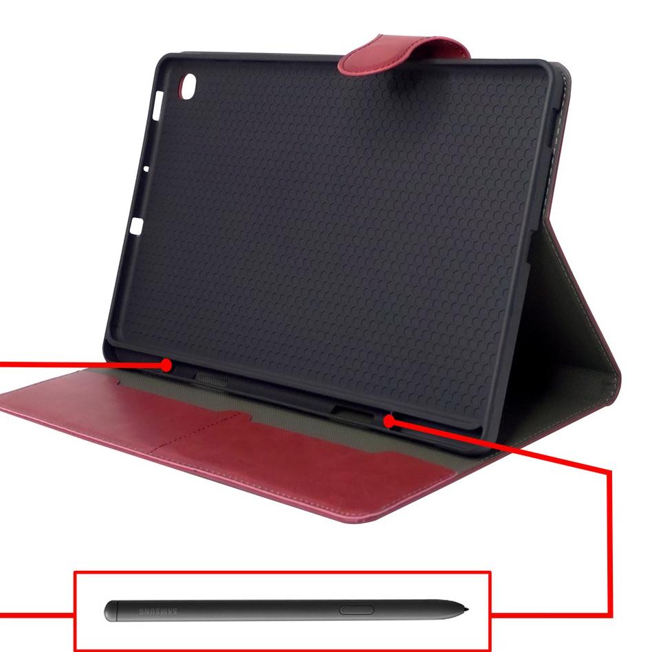Produk Termurah CaseDove - Case Flip Tab S6 Lite FS Bluemoon Stylus Slot