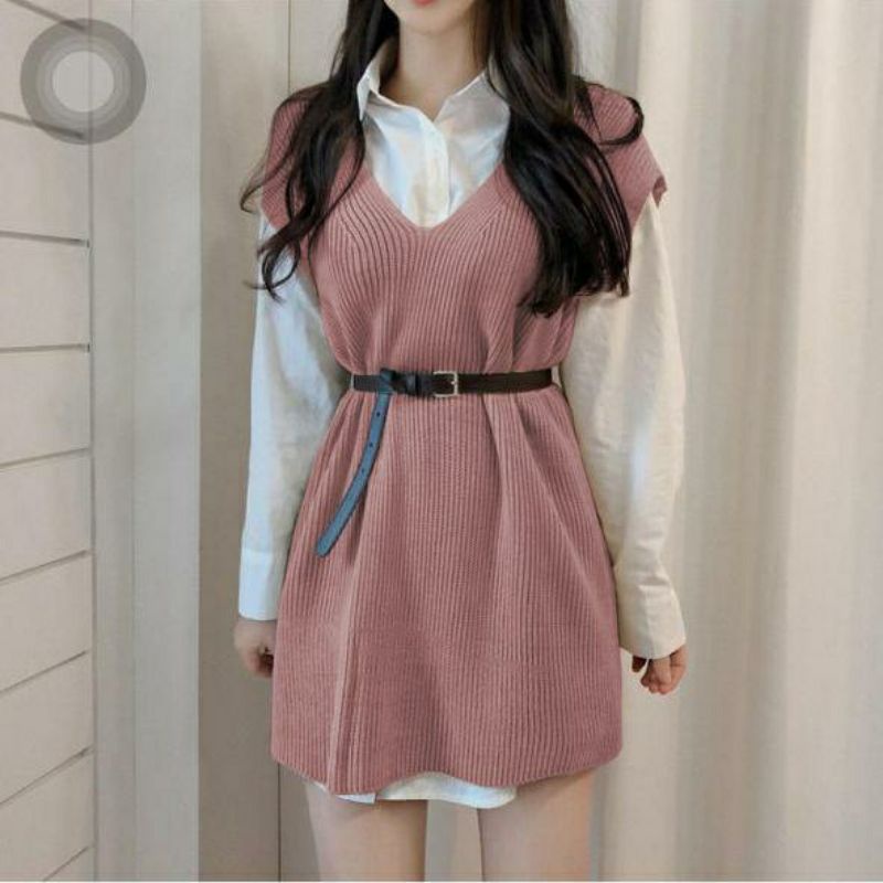 SC - ROMPI VELORA RAJUT / Rompi Wanita / Rompi Kekinian / Rompi Terbaru / Fashion Kekinian