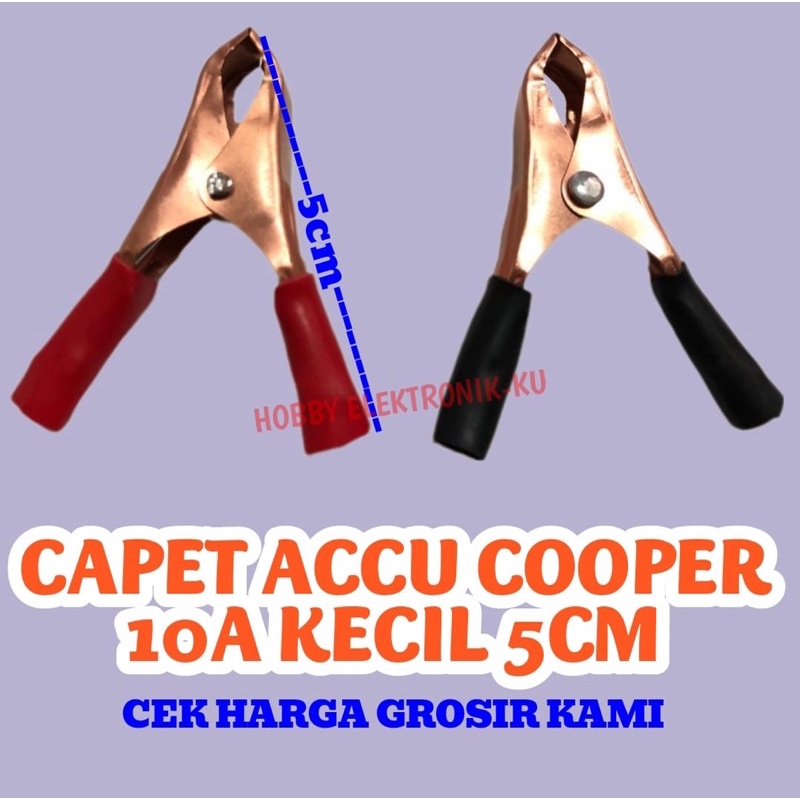 JEPITAN AKI CAPET ACCU COOPER 10A KECIL 5CM