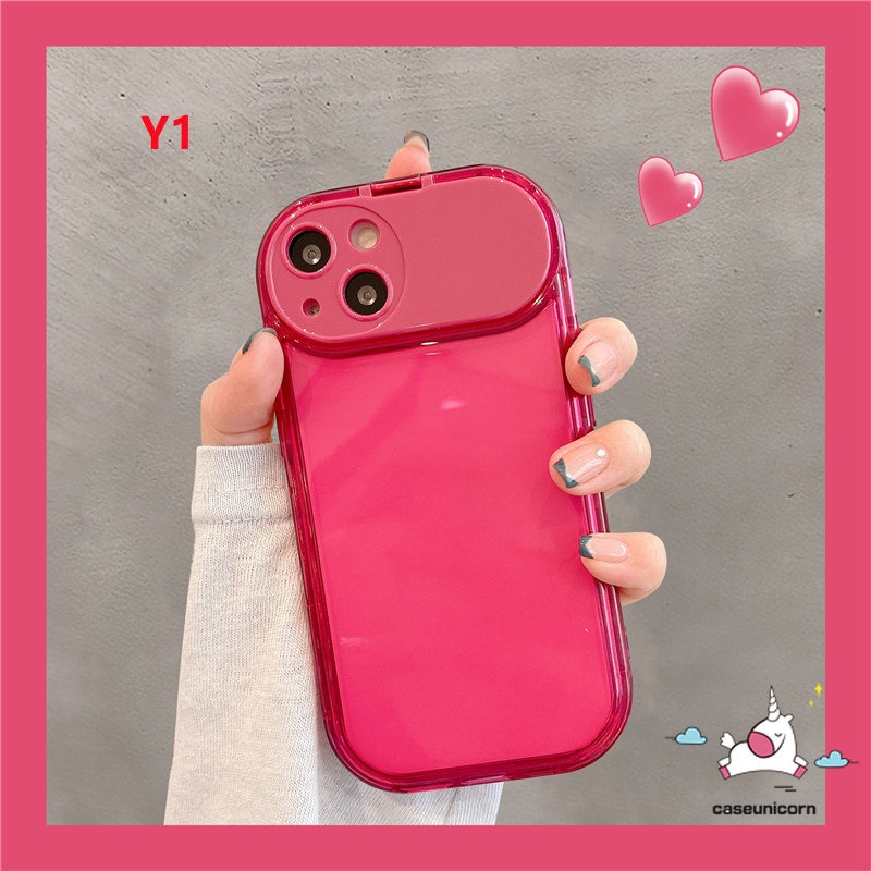 Casing Soft Case Model Flip Invisible Untuk IPhone 14 Pro Max 14 Plus 12 13 Pro Max 13Pro 14Pro 12Pro Max